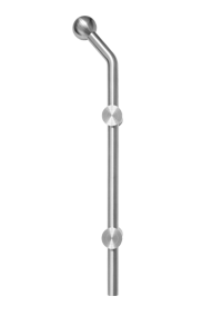 palladio composite door slendertech handle satin silver